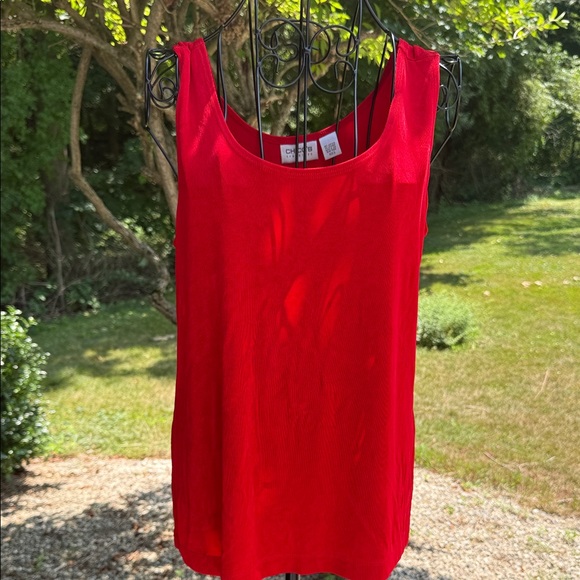Chico's Tops - Chico’s travelers red spandex tank